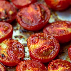 Quick Oven Roasted Tomatoes