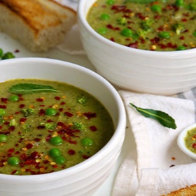 Creamy Miso Broccoli Soup