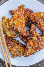 Crispy Sticky Tofu
