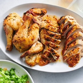 Tarragon-Cognac Roasted Chicken