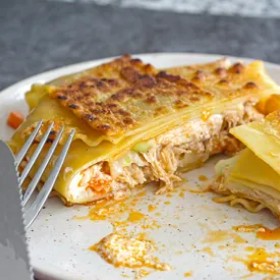 Buffalo Chicken Lasagna Crunchwrap