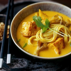 Malaysian-Spiced Noodles with Tofu