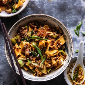 Better Than Takeout Szechuan Noodles with Sesame Chili Oil.