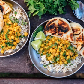 Chickpea Curry with Coconut Milk