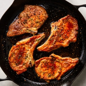 Maple-Soy Pork Chops with Shichimi Togarashi