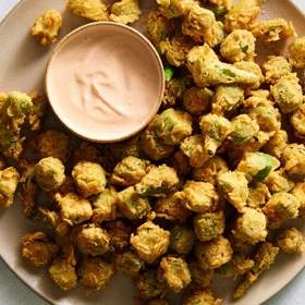 Fried Okra with Rémoulade