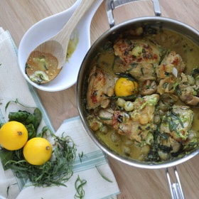 Lemon Tarragon Chicken- One Pan Meal