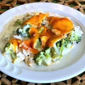 Keto Chicken-Broccoli Casserole